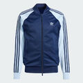 Adidas Originals Sst Herren Trainingsjacke IN Hellblau Und Dunkelblau