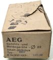 20x AEG SE01 Befehls- und Meldegerät | Ø 22mm | 910-157-103-00 