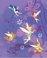 Lila Disney´s Tinkerbell Kuscheldecke 150 x 120 cm Glöckchen Naseweis Decke