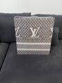 Louis Vuitton Monogram Decke Sofabezug Fleece Braun Beige