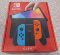 Nintendo Switch OLED-Modell HEG-001 64GB Handheld-Spielekonsole blau/rot/schwarz