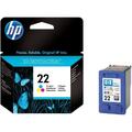 HP 22 ORIGINAL TINTE PATRONE DeskJet 3920 3940 D1300 D1360 D1400 D1460 C9352AE