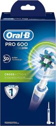 Oral-B elektrische Zahnbürste Pro 600 Braun 3 D Technologie  Zahnpflege