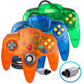 Retro 64-Bit N64 Controller Gamepad Joystick für Nintendo 64 N64 System Konsole