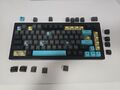 AKKO 5075B Plus ASA Black & Cyan Keyboard - V3 Creamy Blue & Yellow Pro Switches