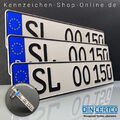 3 Kfz Kennzeichen 520x110mm Autokennzeichen Nummernschild + Schlüsselanhänger