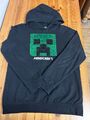 Minecraft Hoodie schwarz grün Creeper Wendepaillettenbild Gr. 13/14