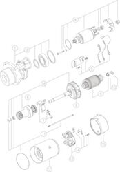 MAHLE Anlasser Starter MS 139 für IVECO EUROCARGO 5 4 1 3 EUROFIRE 2