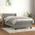 Boxspringbett mit Matratze Bettgestell Polsterbett Lattenrost Bett Samt vidaXL