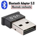 Bluetooth V5.0 USB Adapter Empfänger Transmitter Wireless Receiver Dongle Stick