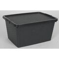 16x Box "INTRIGO" 20L 43x32x22cm Aufbewahrungskorb Lagerungskiste mit Deckel neu