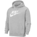 Nike Herren Sportswear Club Fleece Grafik Hoodie Pullover Kapuzenpullover schwarz