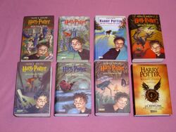 Harry Potter Büchersammlung Band 1-7 + Das verwunschene Kind Teil Eins und Zwei