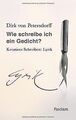 Reclam Taschenbuch: Wie schreibe ich ein Gedicht?: Kreat... | Buch | Zustand gut