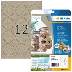 HERMA 10762 Self Adhesive Multipurpose Round Labels, 12 Labels per A (US IMPORT)Ein weiterer großartiger Artikel von Rarewaves USA