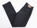 Mustang Herren Jeans Nevada W33 L40 33/40 schwarz uni gerade Regular Denim A990