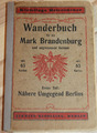 Kiesslings Reisebücher Mark BRANDENBURG Nähere Umgebung BERLIN (15 Karten, 1917)