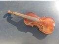 Alte Geige Violine Full Size ca. 59,7 cm Rep. Zettel ( 12 )