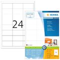 HERMA Self Adhesive Multi-Purpose Labels, 24 Labels Per A4 Sheet, 24 (US IMPORT)