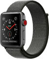 Apple Watch Series 3 42mm Space Gray Alu Sport Loop Dark Olive CEL - DE Händler