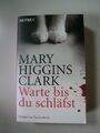 Psychothriller von Mary Higgins Clark  "Warte bis du schläfst"