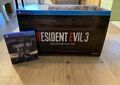 PS4 Resident Evil 3 Remake Collectors Edition Box Koffer mit Figur CD Artbook