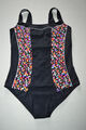 ♡NEU♡ Stylischer Punkte Badeanzug von FASHY multicolor/schwarz, Gr. 42 44 C/D