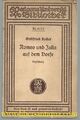 Romeo und Julia auf dem Dorfe: Erzählung Keller, Gottfried: