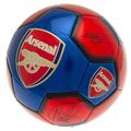 Arsenal FC Offizieller Metallic Signature Fußball Größe 5 Geschenk