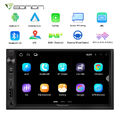 Android 13 7" IPS Touchscreen Doppel 2 DIN Autoradio GPS Navi Navigation CarPlay