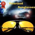 UV400 Sonnenbrille Nachtfahrbrille Herren Nachtsicht Brille Auto KFZ LKW PKW BE