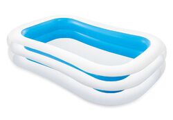 Intex Swim Center Familien Pool Kinderpool Swimmingpool Planschbecken Blau 56483