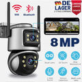 8MP HD FUNK WLAN WIFI IP NETZWERK CAMERA Outdoor AUßEN ÜBERWACHUNGSKAMERA 4K DHL