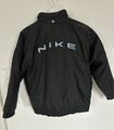 Nike Jacke Winter Puffer Jacket Backprint Vintage Retro M Schwarz