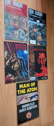 US COMICS - WARREN ELLIS 5 Stück - NO HERO, THE MAN OF ATOM, DOCTOR SLEEP, DOWN