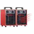 AGT 2er-Set Profi-Industrie-Elektro-Heizlüfter, 3.000 Watt, 3 Heizstufen