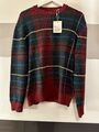 GANT Pullover Tartan Jacquard Crew Neck Sweater NEU oversized Gr. S - UVP 170€