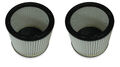 2 waschbare Filter für Einhell BT-VC 1250-S 1250-SA 1450-SA Faltenfilter