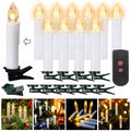 40er-80er LED Weihnachtskerzen Warmweiß Kabellos Christbaumkerzen inkl Batterien