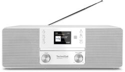 TechniSat DigitRadio 370CD Bluetooth DAB+, FM Radio (Weiß) Weiß