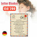 Briefe an meine Tochter Liebesdecke Druckdecke Bettgeschenk 150*200cm Heimdecke