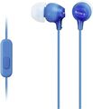 Sony Kopfhörer mit Kabel MDR-EX 15 APLI Blau