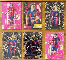 2023-24 TOPPS Gold UCC FC Barcelona Set - Lot