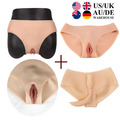 DE Silicone Crossdresser Panty Fake Vagina Panties Thicken Hip Shaping Pants