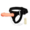 Umschnalldildo Strap On Dildo mit Harness Realistische Dildo mit Vibration