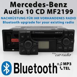 Modernisierung für Mercedes-Benz Audio 10 CD MF2199 Bluetooth Umbau Nachrüstung