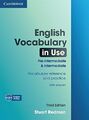 English Vocabulary in Use Pre-intermediate and Inter by Stuart Redman 0521149886