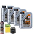 Motoröl 5W30 LIQUI MOLY Top Tec 4200 4L +MANN Ölfilter +Ölschlammspülung