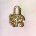 Original Hermes Cadena Elefant Statue Silber Charm Mode Accessoires02