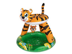 Playtive Kleinkinder Planschbecken mit Dach, Tiger - B-Ware sehr gut